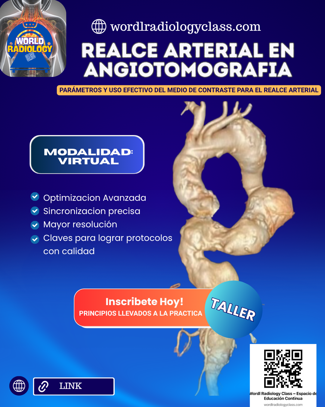 TALLER DE REALCE ARTERIAL EN ANGIOTOMOGRAFIA 2026